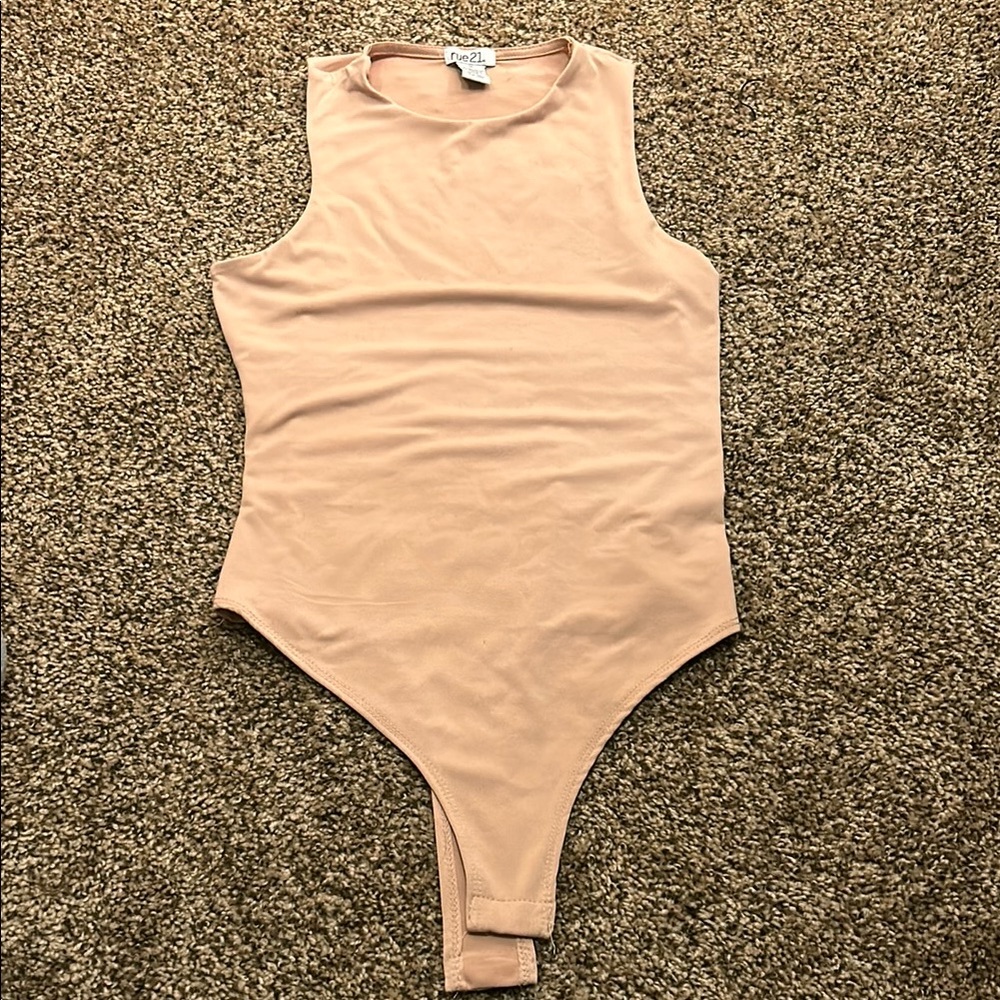 Women’s Tan One Piece Bodysuit